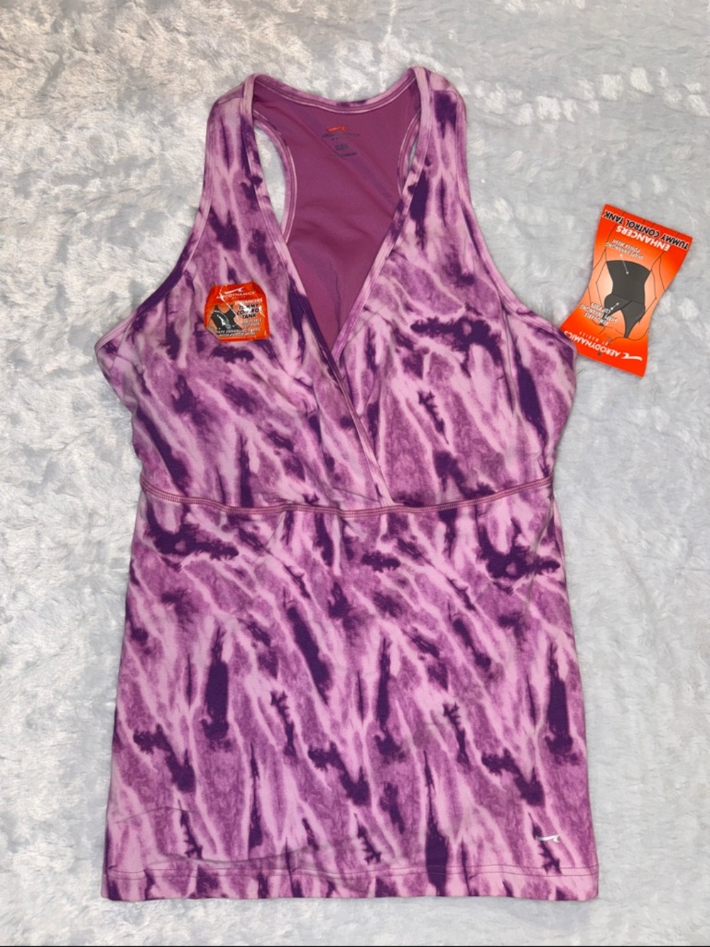 Nike Purple Tie-Dye Racerback Tank Top